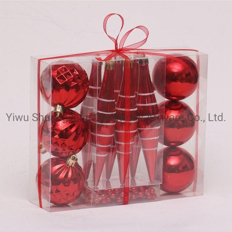 New Design High Sales Christmas Ball for Holiday Wedding Party Decoration Supplies Hook Ornament Craft