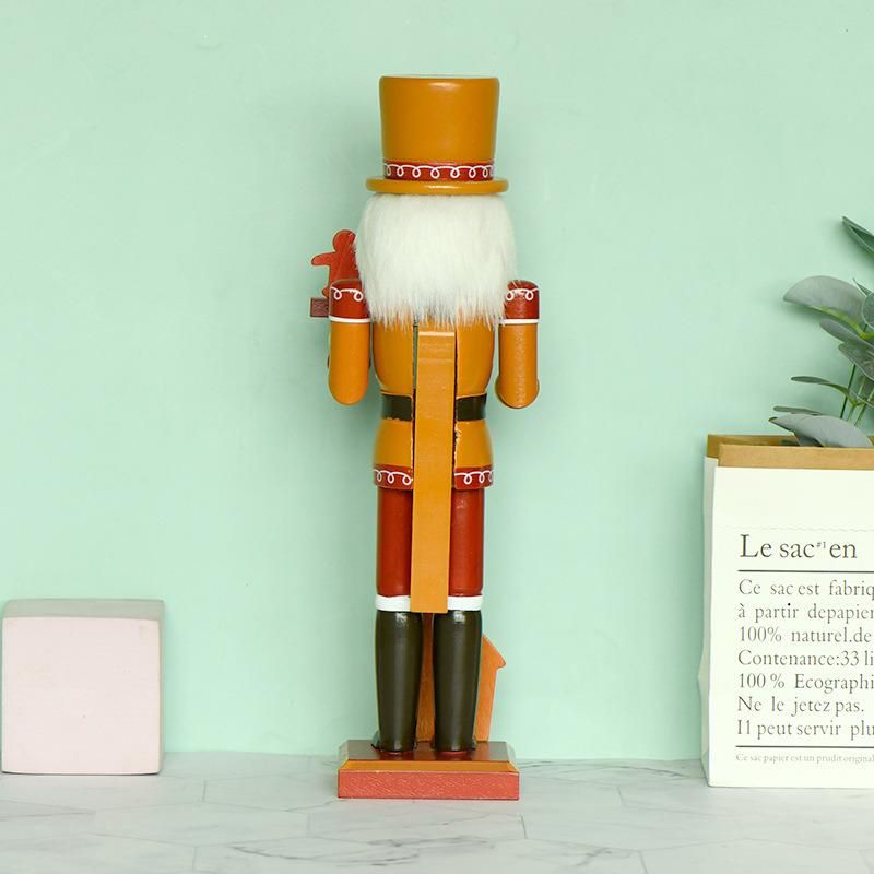 New Funny 13.8-Inch Wooden Gingerbread Christmas Nutcracker