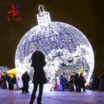 Motif Light 3D Large Ball for LED Outdoor Street Decoration