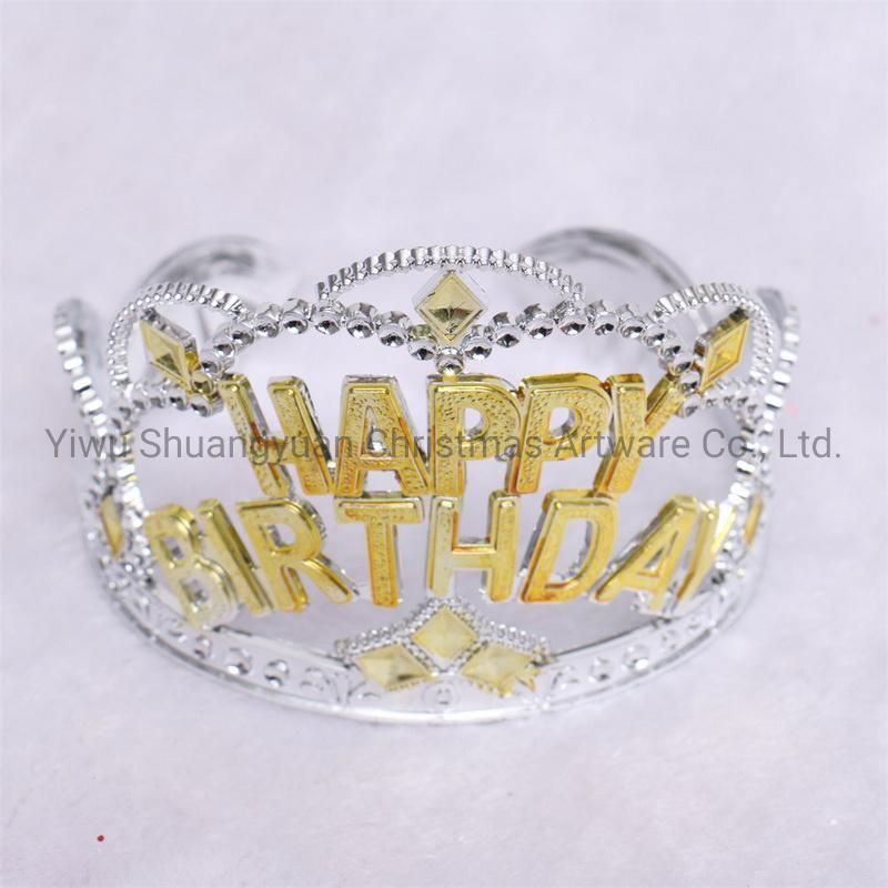 Artificial Christmas Plastic Crown Decoration Supplies Ornament Craft Gifts for Holiday Wedding Party