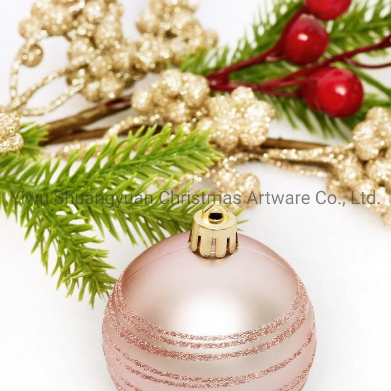 New Design Christmas Ball for Holiday Wedding Party Decoration Supplies Hook Ornament Craft Gifts