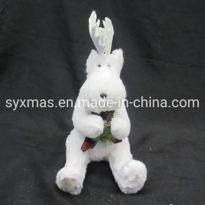White Foam Wapiti for Christmas Decoration
