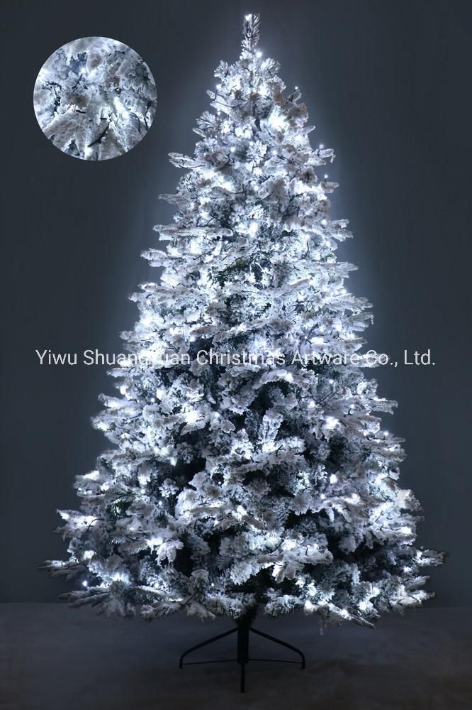 Hot Sale Pre-Lit Indoor Decoration Artificial Christmas Tree with White Light