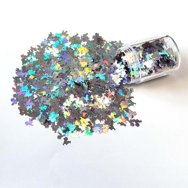 Wholesale Bulk Irregular Glitter Packaging Loose Cosmetic Glitter Powder in Jars Sample Available