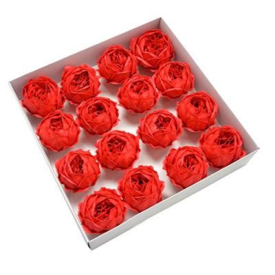 Wholesale Long Lasting 9cm Artificial Soap Peony Flower Head