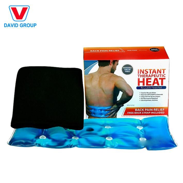 Magic Click Hot Pack Reusable Gel Pack with Belt for Wasit Therapy