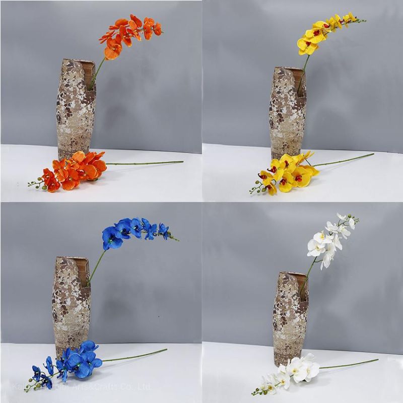 Factory Cheap Wholesale Silk Artificial Orchid Flower for Wedding Decoration