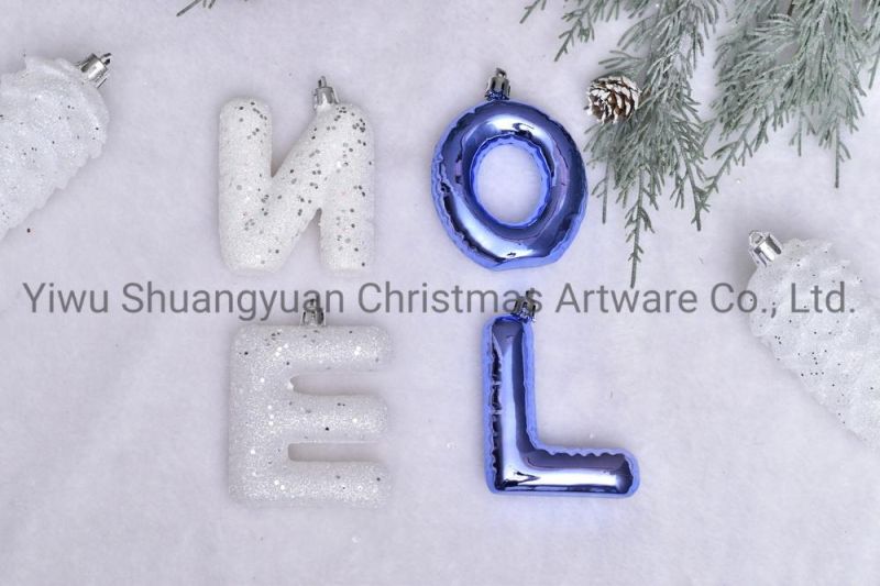 New Design High Sales Christmas Letter Noel for Holiday Wedding Party Decoration Supplies Hook Ornament Craft Gifts