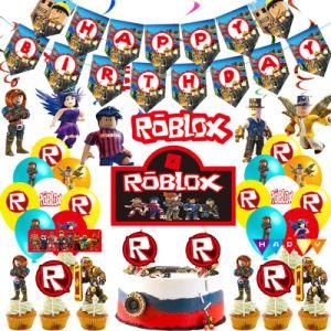 Roblo Boys Birthday Party Decorations Baby Shower Supplies