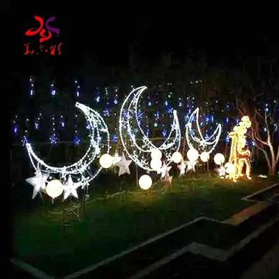 Outdoor Large LED Ramadan Decoration Motif Light for Eid Decoration