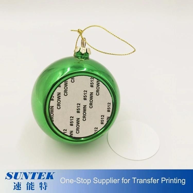 Sparkling Heat Transfer Blasnk Sublimation Balls for Christmas