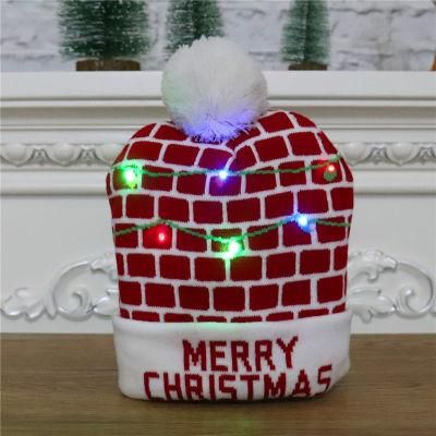 New 2021 Hot Kids Adult Christmas Hat Cute Santa Reindeer Snowman Xmas Gifts Bonnet Adulte Christmas Hat