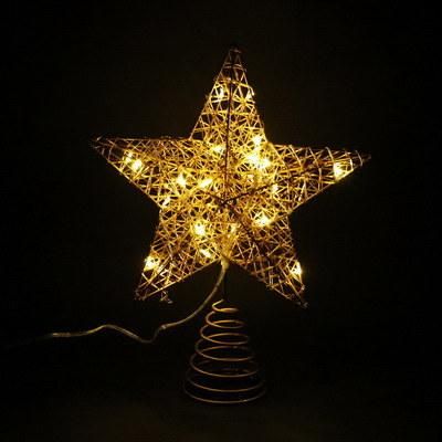 Cheap Price Hight Quality Christmas Party Supplies Christmas Tree Iron String Lighting Tree Topper