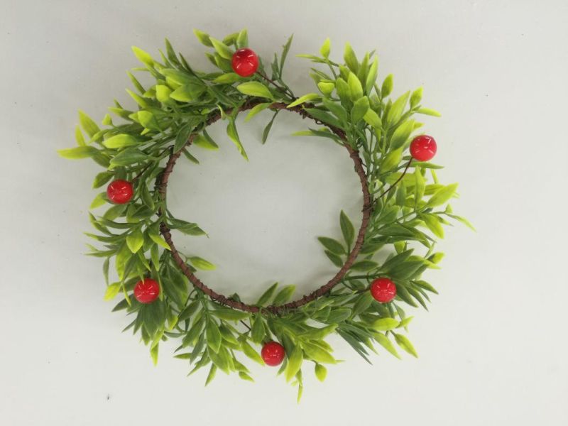 Wholesale Wedding Home Christmas Decoration Green Leaves Artificial Garland