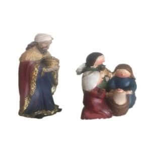 Quanzhou Manufacturer Outlet Polyresin Jesus Figurine Religion Manger Statue Home/Garden Decoration