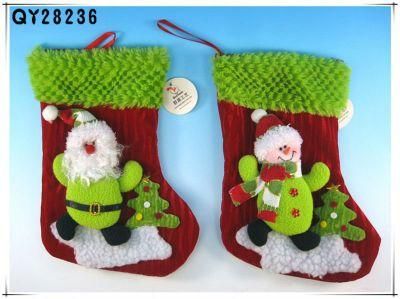 OEM Design Classic Fabric Christmas Stockings