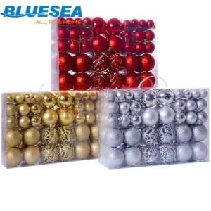 Christmas Ball Gift Box 100 PCS 3-6cm Christmas Tree Decorations