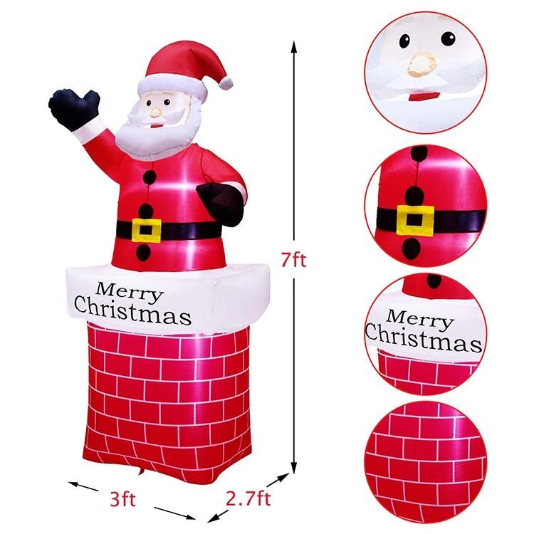 Inflatable Santa Claus for Christmas Decoration Santa Christmas Ornaments Other Christmas Decorations