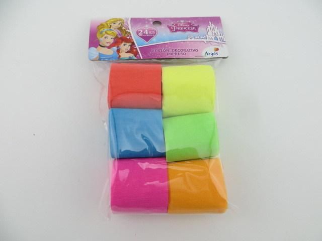 Wholesale Colorful Wrinkled Crepe Paper Streamers for Party Decoration