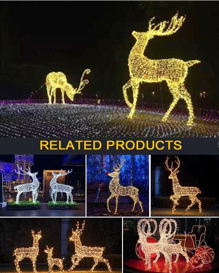 Outdoor Waterproof LED Animal Motif Lights for Holiday Decorations