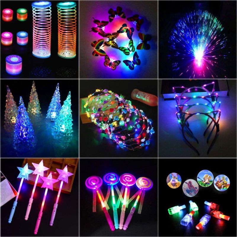 Colorful LED Magic Wand Stars Flashing Magic Stick for Kids