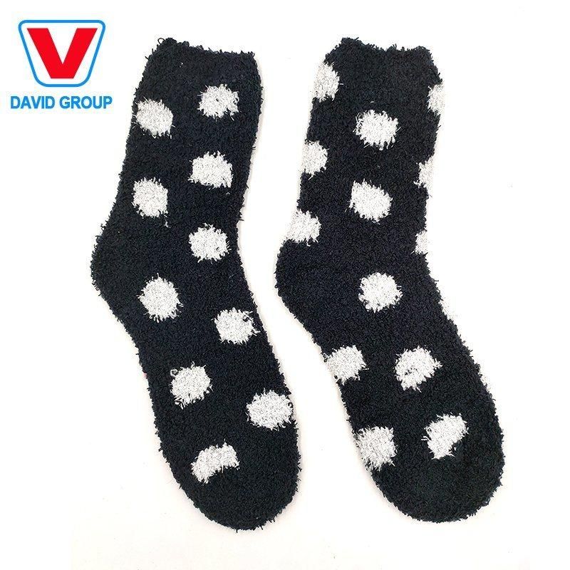 Sweet High Fashion Cute Christmas Santa Christmas Deer Christmas Tree Cotton Jacquard Lurex Gift Socks