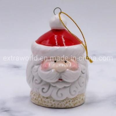 Christmas Gift 3D Ceramic Hand-Painted Bell From China Wholesale