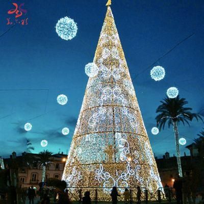 Custom RGB Lighting Commercial Christmas Tree