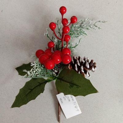 Berry Artificial Christmas Red Plastic Home Decoration