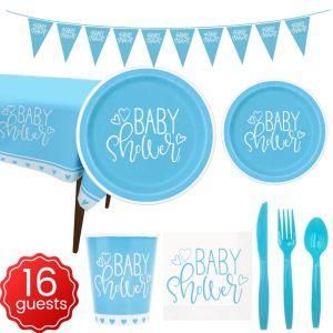 Gender Reveal Party Decoration Banner Disposable Tableware Baby Shower Supplies
