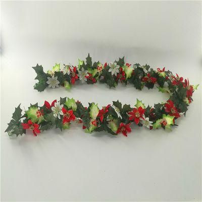 Artificial Plants Silk Leaves Faux Eucalyptus Garland Vine Greenery Wedding Backdrop Decor