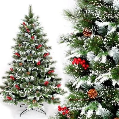 Yh1904 High Quality Holiday Decoration 6FT White Hinged Artificial Christmas Tree