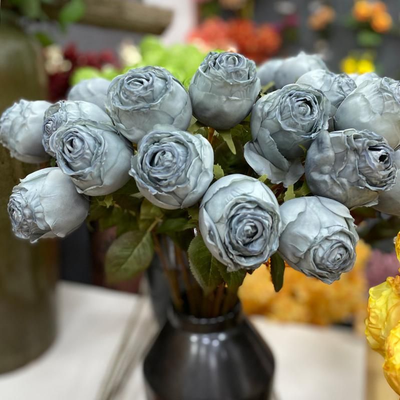 2022 New Artificial Rose Flower Home Decroration Wedding Flower Wholesale