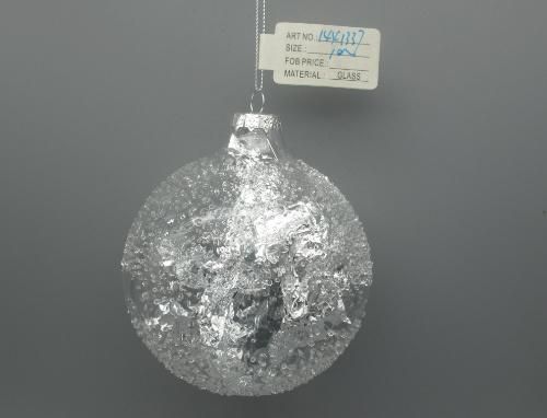 2022 Clear Christmas Glass Ornament for Holiday Decoration