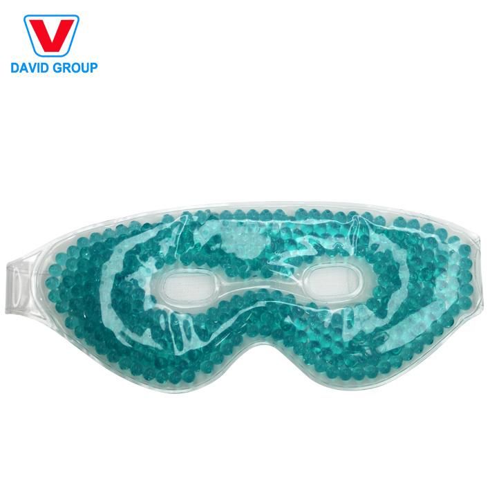 Food Grade PVC Hot Cold Gel Eye Mask Gel Bead Cooling Pack Eye Mask