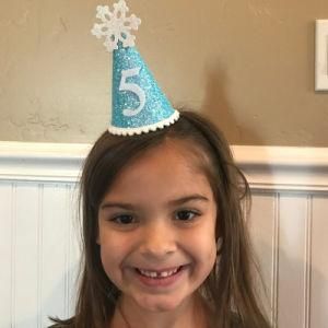 Children&prime;s Frozen Birthday Party Hat Headband Girls Birthday Party Headwear