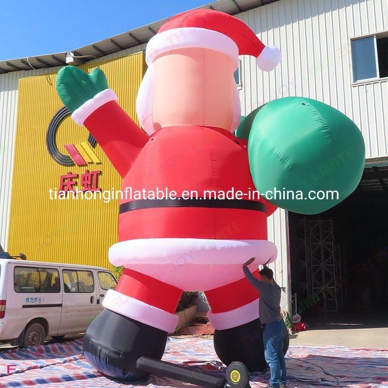 6m 20FT Tall Outdoor Giant Christmas Santa Claus Inflatable