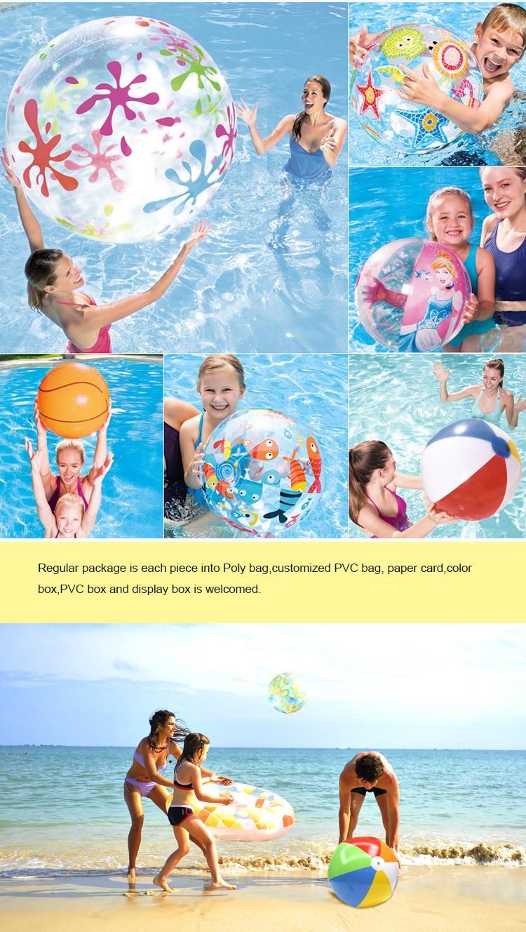 Wholesale Giant Beach Ball Inflatable PVC Beach Balls with Logo Printing