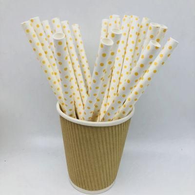 Individually Wrapped Paper Straws Compostable Paper Drinking Straws