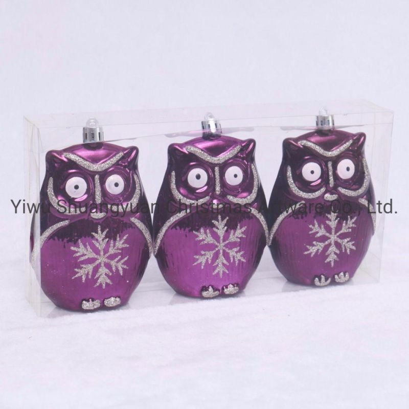 Newest Design Plastic Christmas Tree Balls Christmas Hanging Ornaments