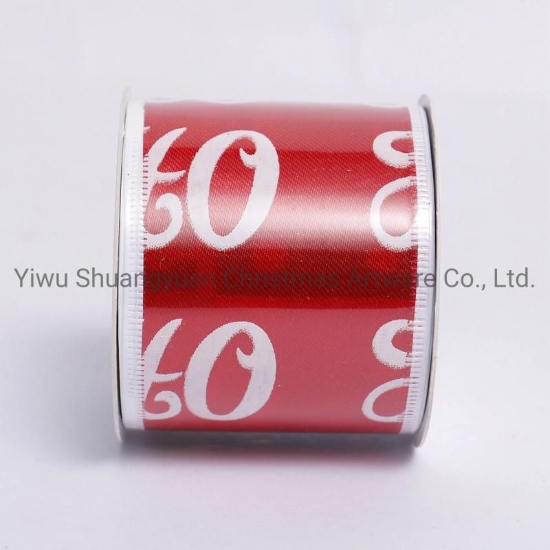 Christmas Ribbon Decor for Holiday Wedding Party Decoration Supplies Hook Ornament Craft Gifts