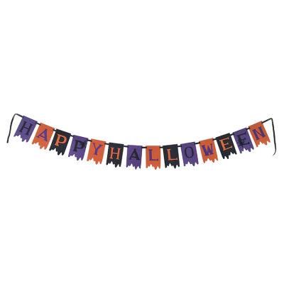 Hot Garland Decoration Letter Banner Hanging Yard Signs Halloween Sign