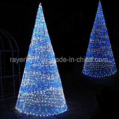 LED 3D Cone Motif Light Christmas Decoration