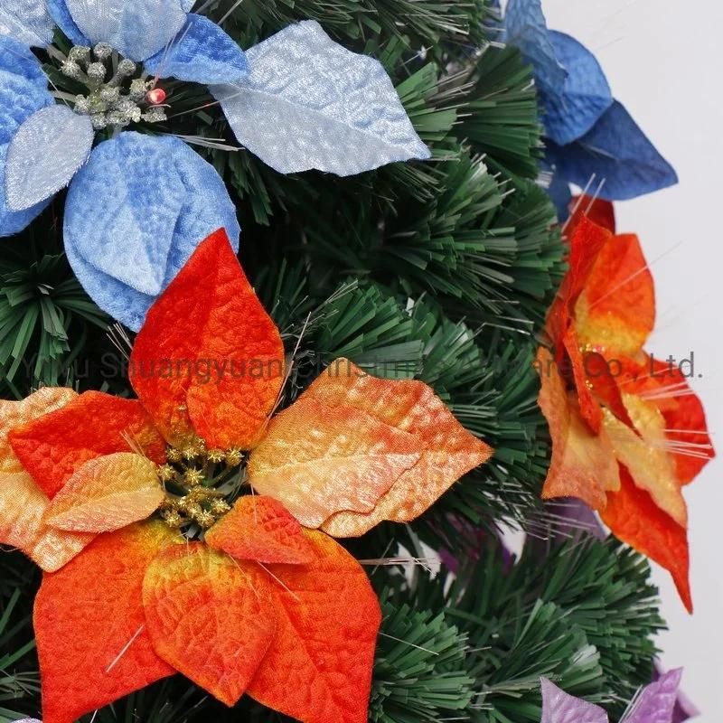 45-300cm Christmas Fiber Tree for Holiday Wedding Party Decoration Supplies Hook Ornament Craft Gifts