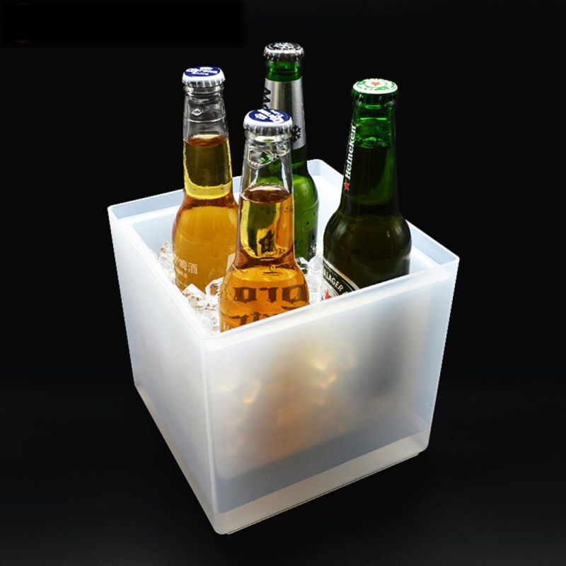 LED Ice Bucket Acrylic Colorful Ice Bucket