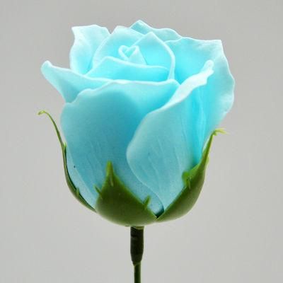 Wholesale 3 Layers Factory Wholesale Home Decor Artificial Flower 3 Layers 5cm Fragrant Soap Rose Head