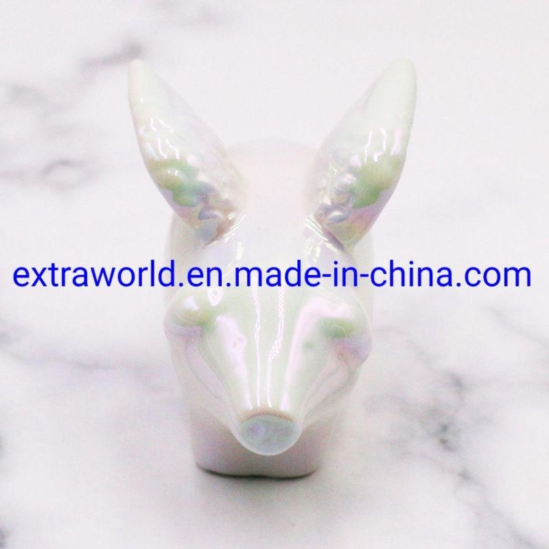 Wholesale Saving Money Box Ceramic Pig with Wing Coin Box