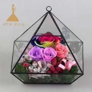 Forever Rose Glass Greenhouse as Birthday Gift