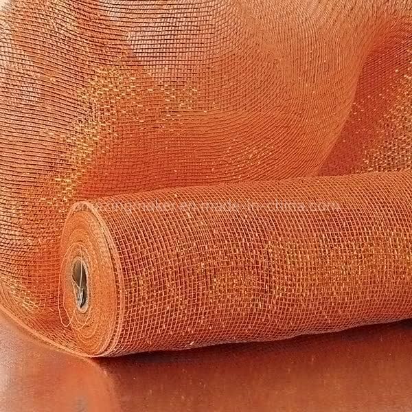 Premium Quality Half-Solid Metallic 21′′ Deco Mesh for Wedding Party