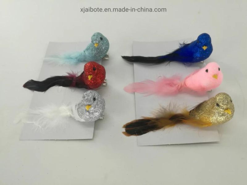 Wholesale Hand-Painted Hanging Foam Birds Shaped Baubles